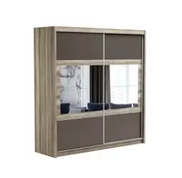 Šatní skříň Salwador Barva korpusu: Dub - canyon, Rozměry: 203 cm, Dveře: Lava