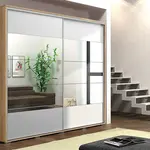 Šatní skříň Ska A17 Barva korpusu: Dub - Craft zlatý, Rozměry: 200 cm, Dveře: Bílé