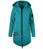 Pri Designer long parka sweatshirt thick warm