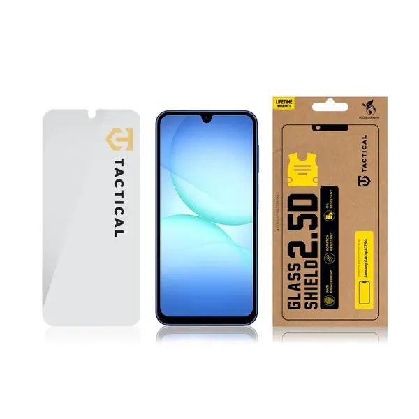 Tvrzené sklo Tactical Glass Shield 2.5D pro Samsung Galaxy A17 4G/5G, transparentní