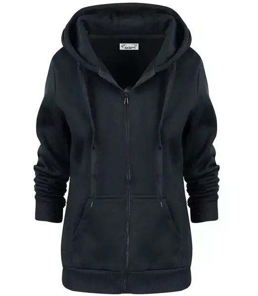 Pri Unzipped kangaroo sweatshirt with hood SELENA