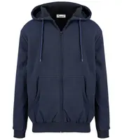 Pri Men's warm sweatshirt with a hood, plain, one-color