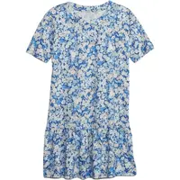 GAP SS PEPLUM Dívčí šaty, modrá, velikost