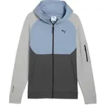 Puma TECH FZ HOODIE Pánská mikina, tmavě šedá, velikost