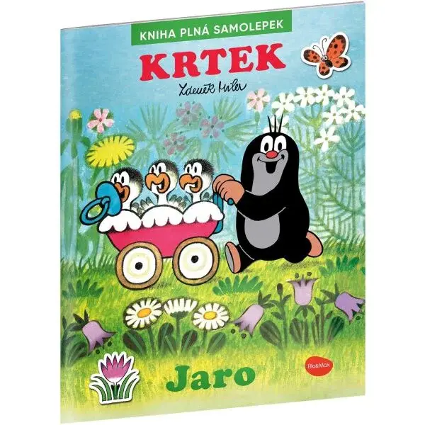 ELLA & MAX KRTEK A JARO Kniha samolepek, mix, velikost