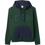 GAP V-HERITAGE LOGO Pánská mikina, tmavě zelená, velikost