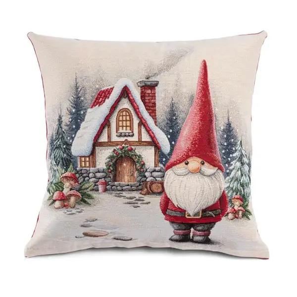 Gobelínový povlak na polštář VÁNOČNÍ SKŘÍTEK 45 x 45 cm