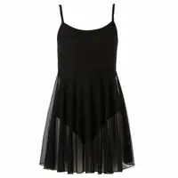 PAPILLON GIRLS LEOTARD WITH SKIRT Dětský baletní trikot, černá, velikost