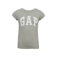 GAP HERITAGE VALUE LOGO Dívčí tričko, šedá, velikost