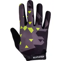 Klimatex PIRIN Pánské cyklistické prstové rukavice, šedá, velikost