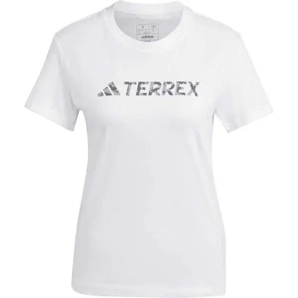 adidas LOGO TEE W Dámské triko, bílá, velikost