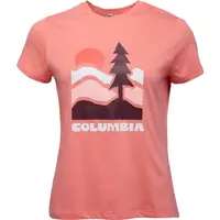 Columbia RUBY SPRINGS GRAPHIC FITTED SS Dámské tričko, lososová, velikost