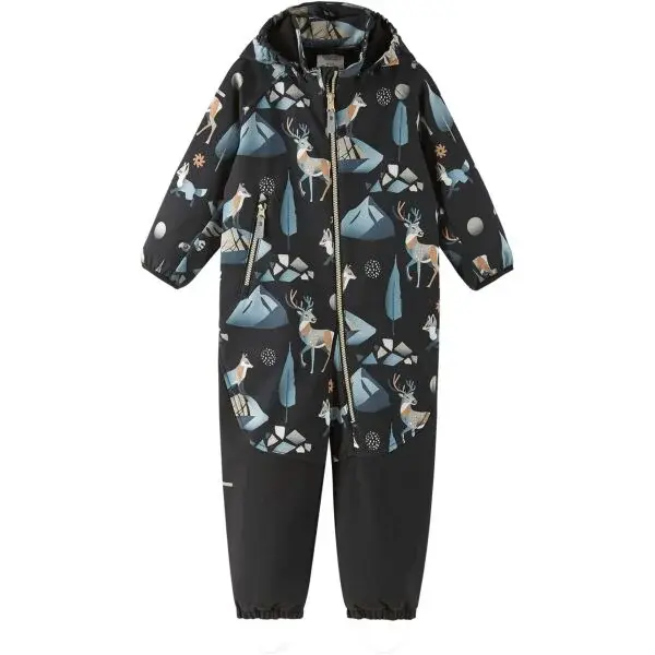 REIMA MJOSA Dětský softshellový overal, černá, velikost