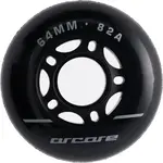 Arcore INLINE WHEELS 4PACK 64-82A Inline kolečka, černá, velikost