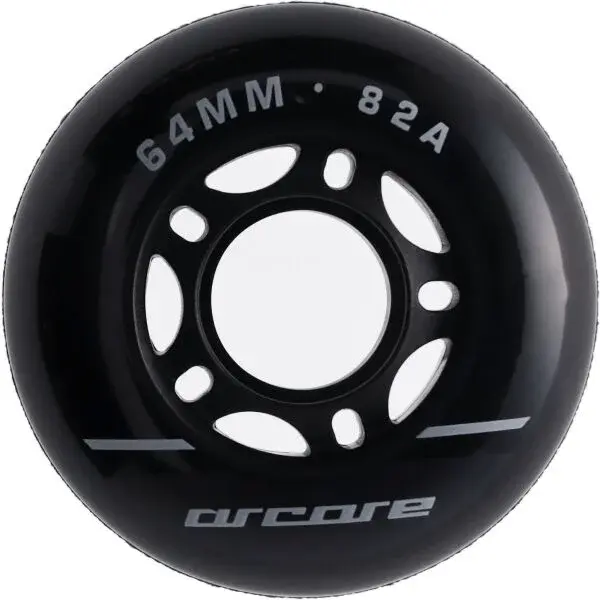 Arcore INLINE WHEELS 4PACK 64-82A Inline kolečka, černá, velikost