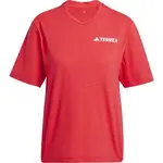 adidas TERREX MULTI T-SHIRT Dámské triko, červená, velikost