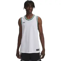 Under Armour ZONE PRO MESH TANK Pánské tílko na basket, bílá, velikost S