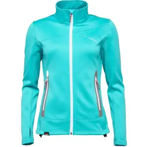 TRIMM ECHO LADY Dámská mikina, tyrkysová, velikost