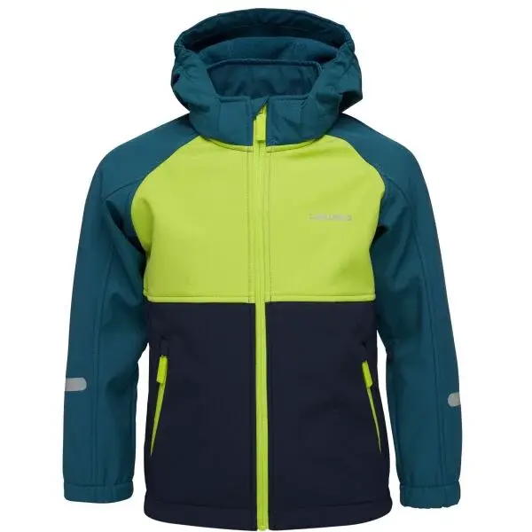 Lewro CHIDI Chlapecká softshellová bunda, tmavě zelená, velikost 164-170