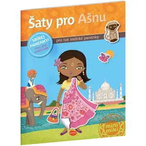 ELLA & MAX ŠATY PRO AŠNU Kniha samolepek, mix, velikost