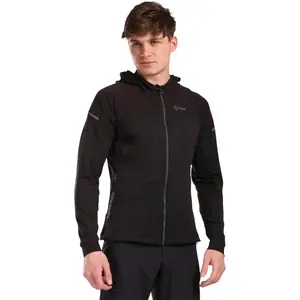 KILPI MEMPHIS Pánská mikina s kapucí, černá, velikost