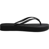 HAVAIANAS SLIM FLAT FORM Dámské žabky, černá, velikost 43/44