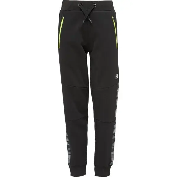 Lewro DRAVEN Chlapecké tepláky, černá, velikost 164-170