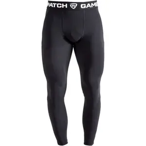 GAMEPATCH COMPRESSION PANTS Kompresní unisex legíny, černá, velikost