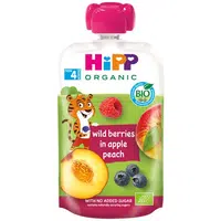 Hipp BIO 100% ovoce jablko-broskev-lesní ovoce 100 g