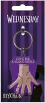 Wednesday gumová klíčenka – Věc s nápisem "Give Me a Hand Here"
