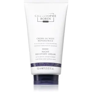 Christophe Robin Night recovery light cream noční regenerační krém na vlasy 150 ml