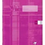 Školní sešit Clairefontaine Metric A4 "445" čtverečkovaný, 40 listů CZ/SK, růžový