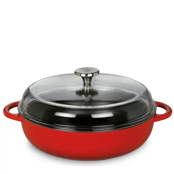 KÜCHENPROFI PÁNEV NA SMAŽENÍ, smalt, 28/7,5 cm