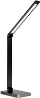 PALA Platinet stolní LED lampa 10W stmívatelná, dotykové ovládání, bezdrátové nabíjení, USB port, černá
