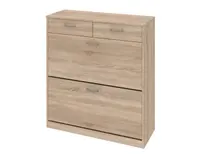 Středně vysoký botník Mega 93, dub sonoma