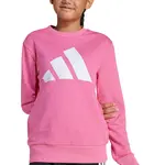 Dětská mikina adidas růžová barva, s potiskem, JE1390