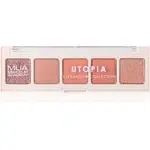 MUA Makeup Academy Professional 5 Shade Palette paletka očních stínů odstín Utopia 3,8 g