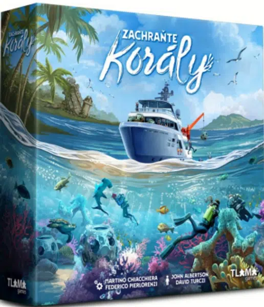 Zachraňte korály - desková hra - Chiacchiera Martino, Pierlorenzi Federico
