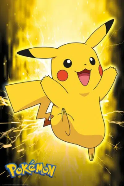 Plakát Pokemon - Pikachu Neon