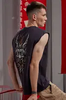 Bavlněné tričko Medicine pánské, šedá barva