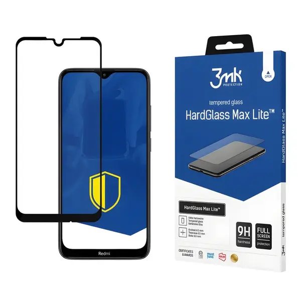 HardGlass Max Lite - ochranné sklo pre Xiaomi Redmi 8/Redmi 8A - Čierna H21042