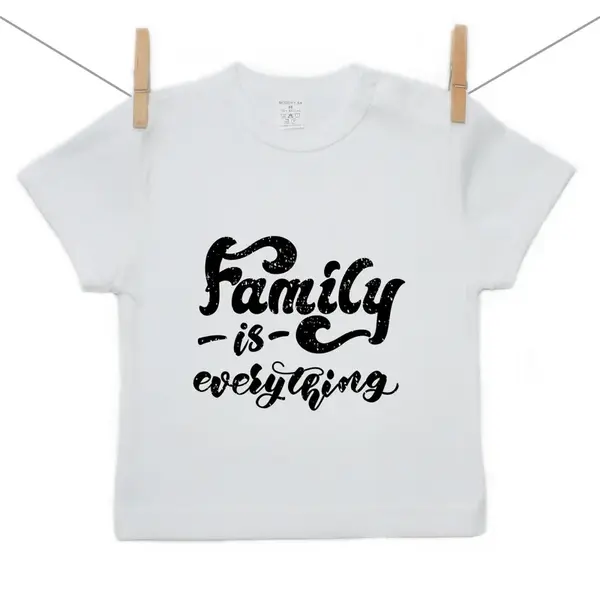 Boodyy Tričko s krátkym rukávom Family is everything 128 (7-8 rokov)
