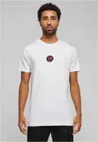 White T-shirt Rose Patch