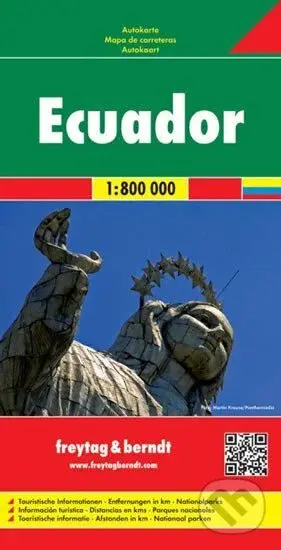 Ekvádor - Galapágy 1 : 800 000/Automapa - sneuveden