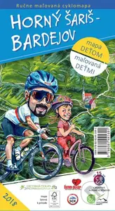 Horný Šariš - Bardejov (Mapa deťom, maľované deťmi)