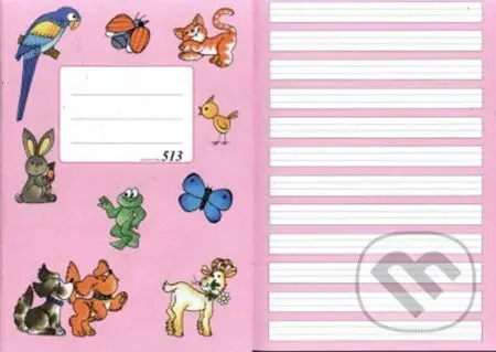 Sešit k písance (513 s pomocnými linkami)