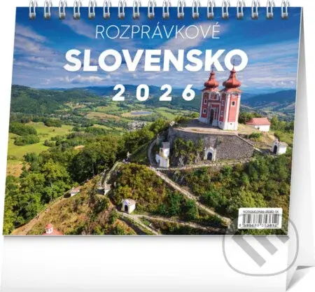 NOTIQUE Stolový kalendár Rozprávkové Slovensko 2026