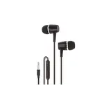 Slúchadlá do uši MAXLIFE MXEP-02 čierne s mikrof.