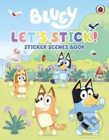 Bluey Lets Stick Sticker Scenes Book (Sticker Scenes Book) - kniha z kategorie Pro děti