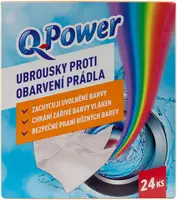 Q Power obrúsky proti zafarbeniu